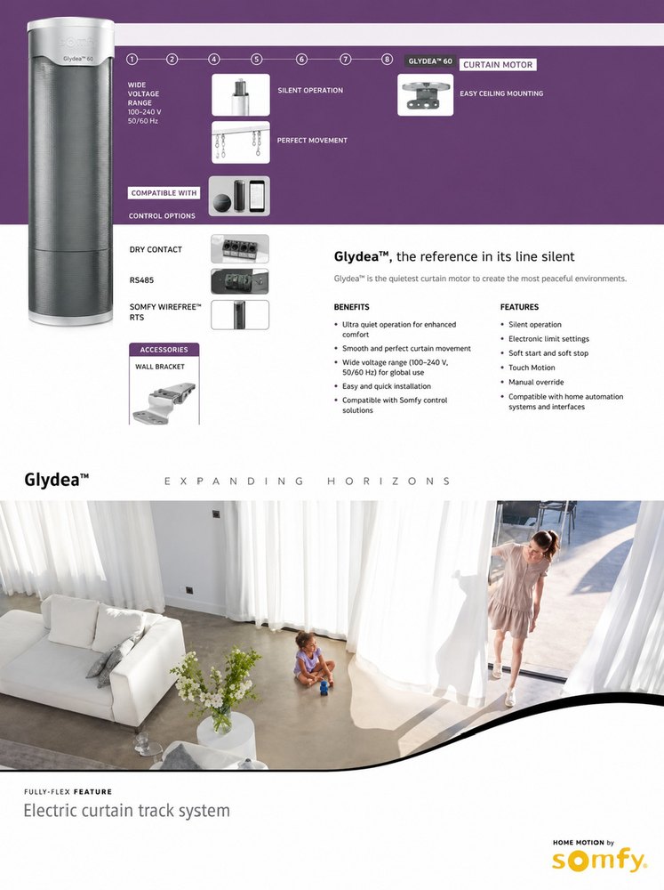 Smart curtain motor